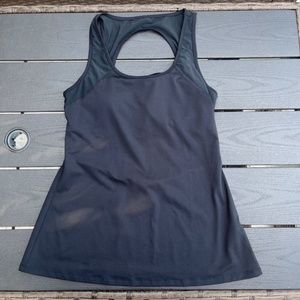 Fabletics workout top with built in bra, size M